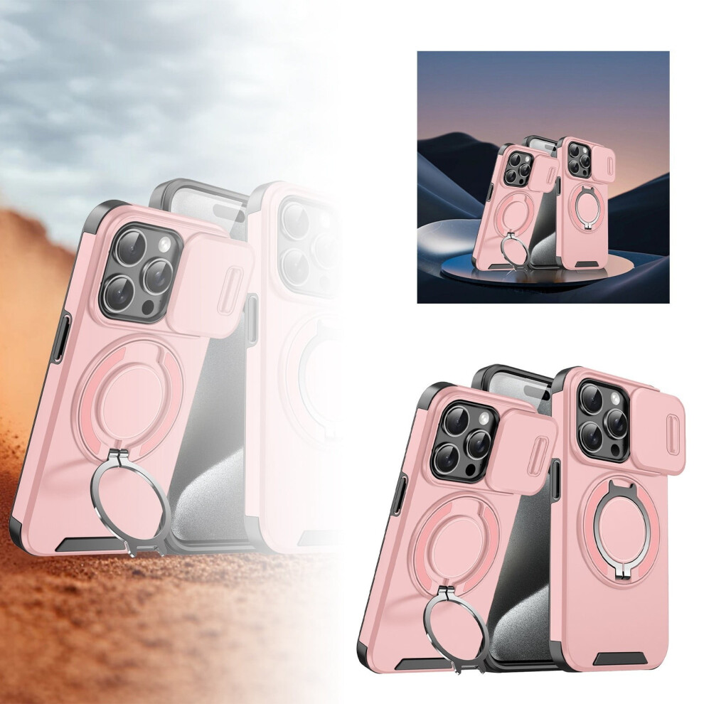 17 Pro Max Grade Shockproof With Slide And 360 Stand Ring 9405492031258