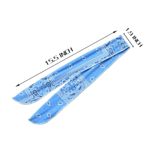6-Count Floral Wire Headwraps Μαλακά βαμβακερά ελαφριά κεφαλόδεσμοι για γυναίκες κορίτσια 1