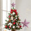 Pink Glitter Foam Star Tree Topper with Silver Base 3