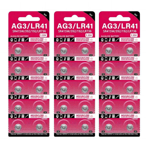 AG3 Lithium knoopcelbatterij 1,55V SR41
