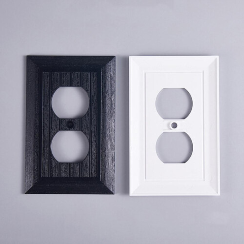 Plaques de recouvrement pour prises électriques et interrupteurs (1 paquet) 2