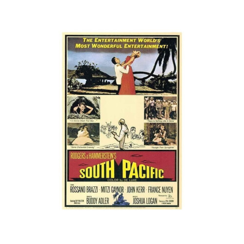 Pôster do filme South Pacific com Mitzi Gaynor e