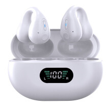 Bluetooth headset øreclips trådløs sport 12 timers batteri