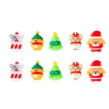 10Pcs Halloween Pencil Caps Christmas Pencil Tip Covers Chewing-proof Silicone Pencil Tip Protector Covers for Student