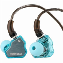 x Crinacle Zero:2 in Ear Monitor, Updated 10mm Dynamic Driver IEM, Wired Earbuds Earphones, Gaming Earbuds, with OFC IEM Cable for Musician (Blue)