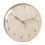 Solid Wood Wall Clock – Light Wood Tone, Silent, 10/12/14 1