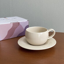 Solid Color Teacup & Saucer Set – For Tea, Coffee, Breakfast, Afternoon Tea, Home, Garden, Restaurant – Seasonal Drinkware & Gifts