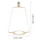 Lampeharpeadapter Lampeskærmholder Metal Square1Pack Reservedel 2