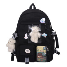YIEMEEN Harajuku Nylon School Backpack for Teenagers Student Japanese Style Travel School Bag Female Large Capactiy Book Bags