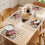 Polyester bordbrikker 33 x 43 cm, sett med 6 5