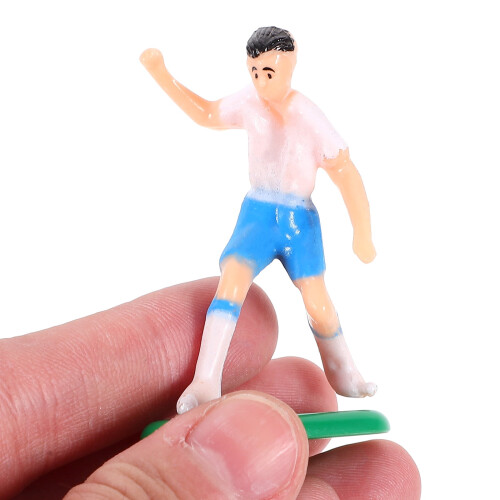 Fodboldspiller kagetoppersæt – assorterede farver 1