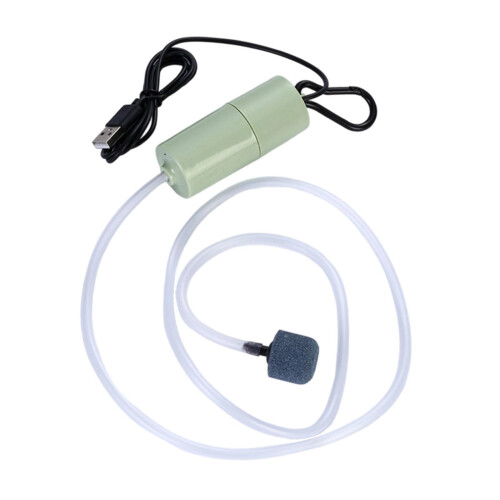 Mini USB-akvarieluftpump – Tyst, bärbar, koppar 1
