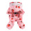 Impermeable rosa para perro con capucha, talla XS 4
