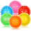 Conjunto de 6 bolas de brinquedo para cães de 8,9 cm (3,5") com apito – Flutuantes, duráveis, interativas e com função de triturar, 8