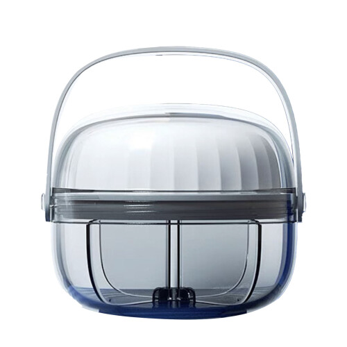 Rotierender Medikamenten-Organizer PC Grau 6,2  5,3 cm 100 g 1