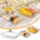 Clear candy storage dish with lid 5