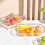 Clear candy storage dish with lid 8