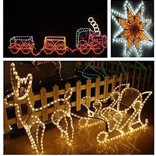 Φώτα LED από σχοινί 100 ποδιών - Αδιάβροχα με 4 λειτουργίες, ιδανικά για Cinco de Mayo, 2