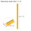 Precision Magnetic Plastic Ruler, Multi-Colored, Metric, Compatible with Drafting Tools 3