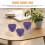 10Pcs Heart Candy Box Tinplate Wedding Container Purple Durable Storage 6