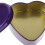 10Pcs Heart Candy Box Tinplate Wedding Container Purple Durable Storage 8