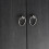 PILYON Drawer Pulls 10 Pack Ring Black Hanging Ring Drawer Ring Single Hole Pull Ring Cabinet Door Handle Large Silver 5