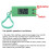 Mini relógio digital de chaveiro com visor LCD (1 unidade) 5