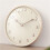 Solid Wood Wall Clock – Light Wood Tone, Silent, 10/12/14 5