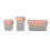 3Pcs Baby Food Storage Jars Set, 500ml/300ml/200ml, Stackable Plastic Containers 3