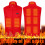 Heated Vest 9-Zone Dual Control USB Powered 6