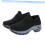 Sorte PU slip-on sneakers til kvinder, 1 par 8