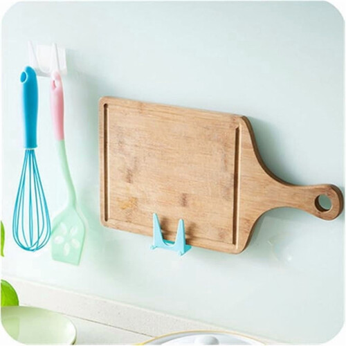 Plastic Pan Lid Sucker Storage Rack6x4x6cm 1
