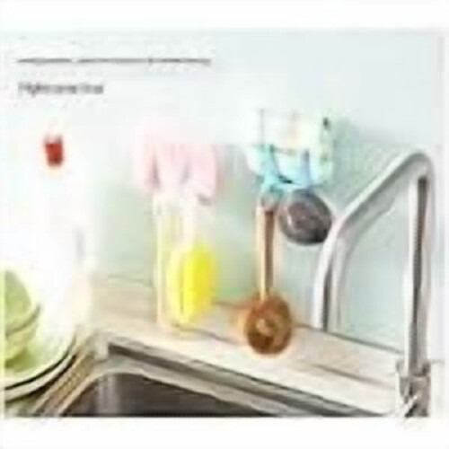 Plastic Kitchen Pot Pan Cover Cover Sucker Tool Bracket Storage Rack 2