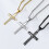Colier cruce din argint 925 cu zirconiu 3