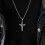 Colier cruce din argint 925 cu zirconiu 2