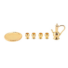 Fine Workmanship Miniature Decorations Dollhouse Accessories Kitchen Accessories Realistic Design Alloy Construction Decorative Accent Home