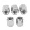 5Pcs M16 Hex Coupling Nut Set Stainless Steel Rustproof Outdoor Indoor 5