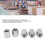 5Pcs M16 Hex Coupling Nut Set Stainless Steel Rustproof Outdoor Indoor 4