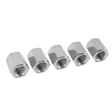 5Pcs M16 Hex Coupling Nut Set Stainless Steel Rustproof Outdoor Indoor