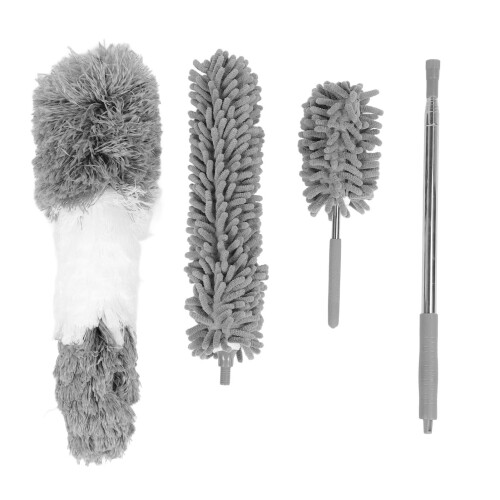 Set da 4 pezzi di spolverini in microfibra con asta da 41 a 213 cm 1