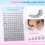 Wispy Lash Clusters, Φυσικές CC-Curly, Διαφανής Λωρίδα, 8-16mm, Σετ DIY Extensions Βλεφαρίδων 4