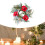 Coroa de velas natalinas com diâmetro interno de 4 polegadas para casamentos, festas e aniversários - Estilo C 6