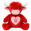 Red Highland Cow Plush Toy 25 cm 8