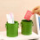 Θήκη στυλό Retro Barrel με 2 λαβές, πλαστική θήκη για μολύβια και πινέλα μακιγιάζ, 4
