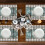 Sets de table citrouille et feuille d'érable style rustique vintage (4 pièces) 4