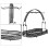 Krusholder Kaffekrusstativ Opbevaring Kaffekopholder Stativ Opvask Organizer til Sort 8