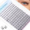Wispy Lash Clusters, Φυσικές CC-Curly, Διαφανής Λωρίδα, 8-16mm, Σετ DIY Extensions Βλεφαρίδων 1