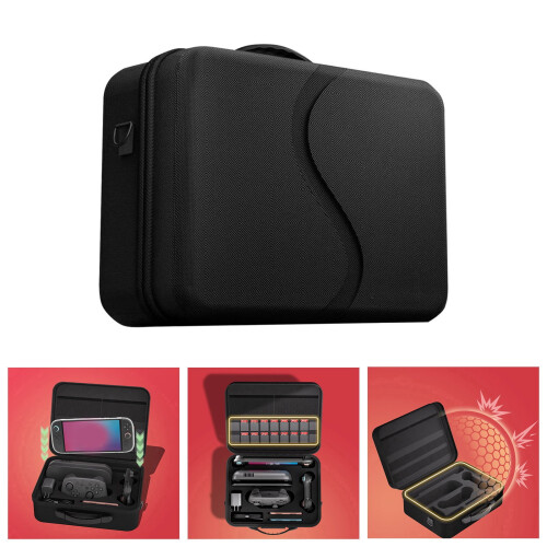 Estojo de transporte para Switch2 (2025), estojo de viagem protetor com bolsos de armazenamento, compatível com console e acessórios, 10 1