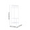 Freestanding coat rack with 2 shelves and corner storage 3