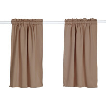 Panou de perdea opacă cu inele de prindere (kaki), izolație termică, 24"x29", 2 piese – Compatibil cu vile/apartamente/locuințe de închiriat